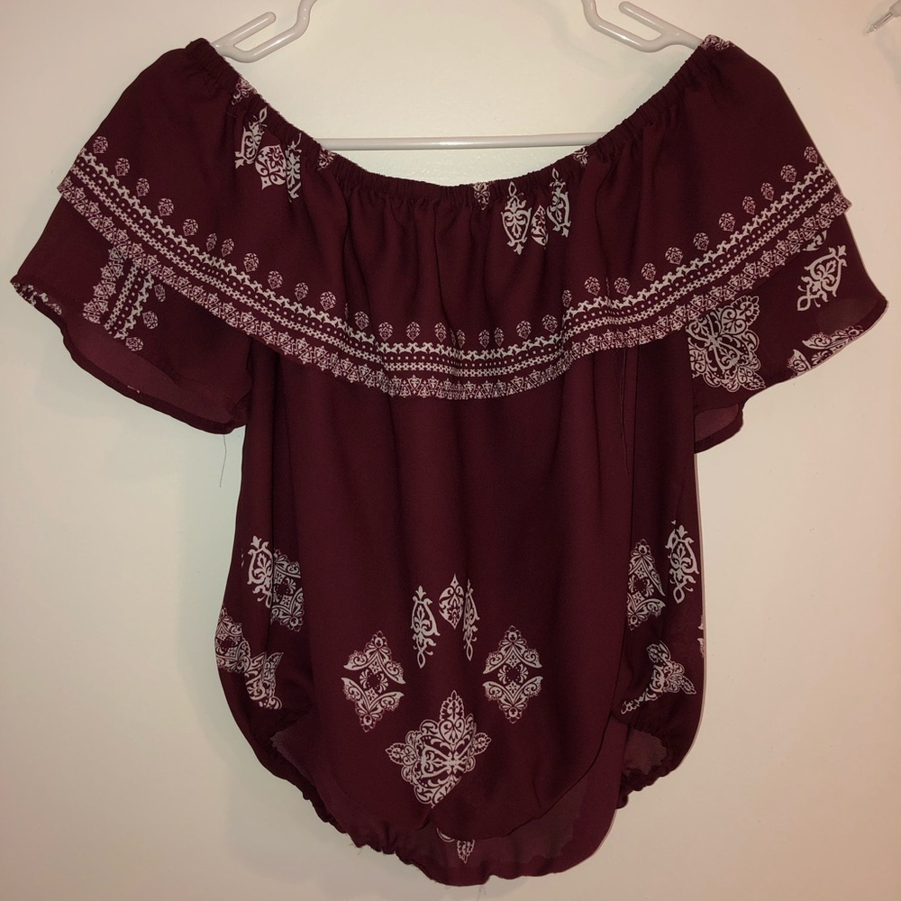 Off the shoulder shirt